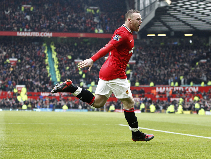 Wayne Rooney v drese Manchestru United