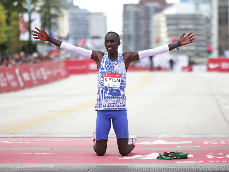 Držiteľ nového maratónskeho rekordu Kelvin Kiptum
