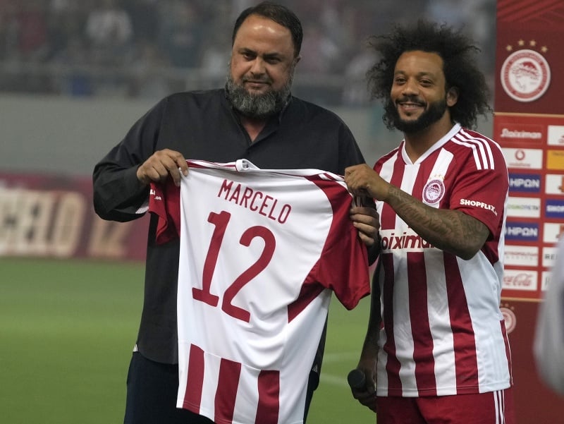 Marcelo bol predstavený ako nový hráč Olympiakosu