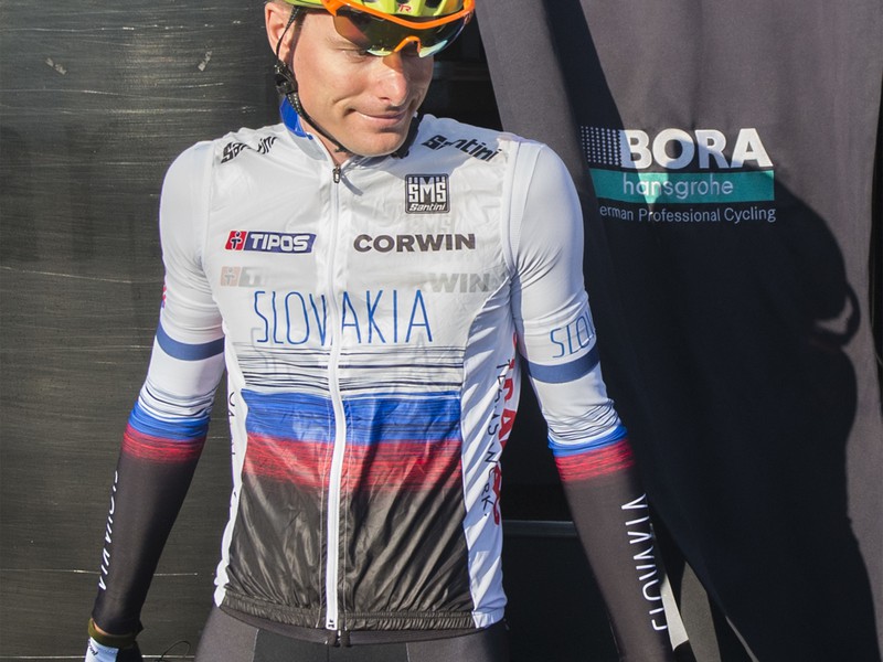 Na snímke slovenský cyklista Marek Čanecký 