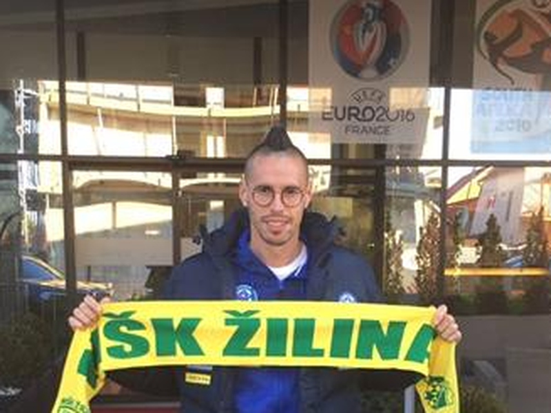 Marek Hamšík so šálom MŠK Žilina
