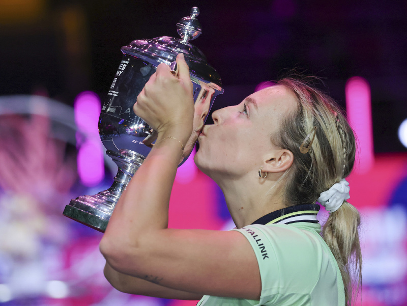 Estónska tenistka Anett Kontaveitová vyhrala turnaj WTA v Petrohrade