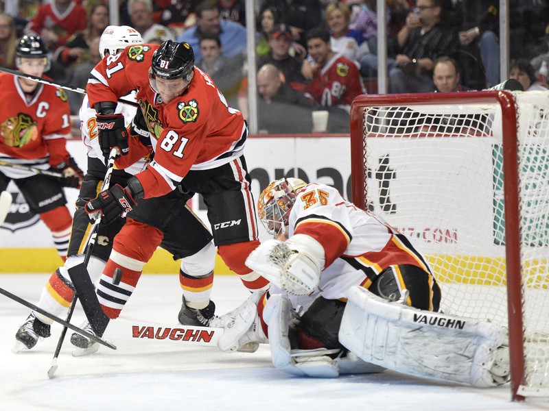 Marián Hossa pred bránkou Calgary
