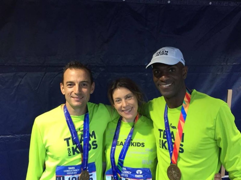Marion Bartoliová (v strede) absolvovala Newyorský maratón