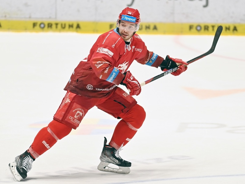 Slovenský hokejový útočník Marko Daňo v službách Oceláři Třinec