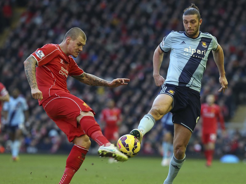 Martin Škrtel a Andy Carroll