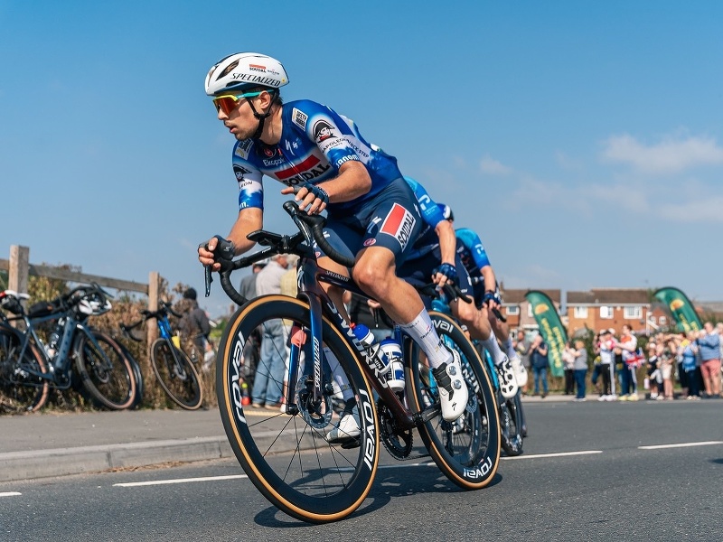 Slovenský cyklista Martin Svrček v službácch tímu Soudal Quick-Step