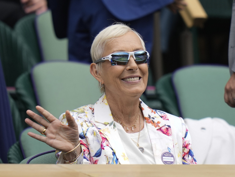 Tenisová legenda Martina Navrátilová