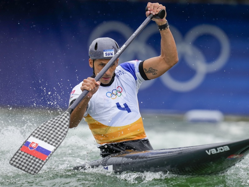 Slovenský vodný slalomár Matej Beňuš na LOH 2024