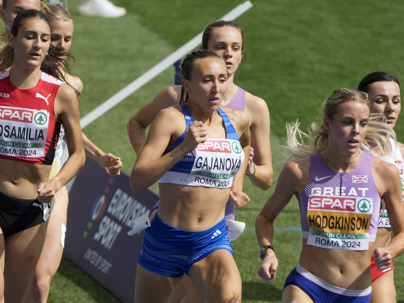 Slovenská atlétka Gabriela Gajanová postúpila do finále behu na 800 m na ME v Ríme
