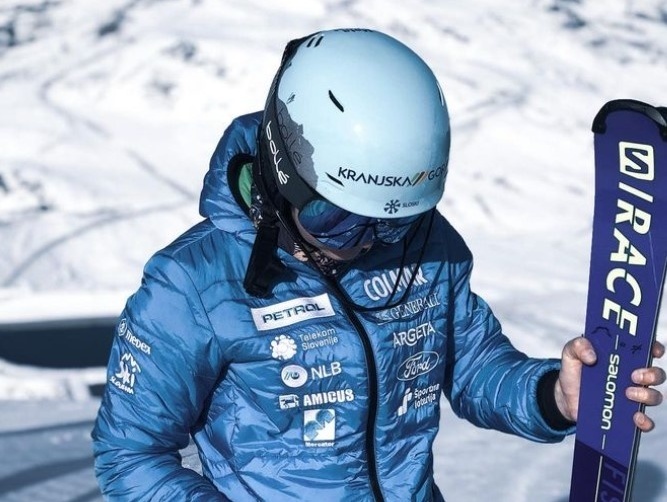 Slovinská lyžiarka Meta Hrovatová