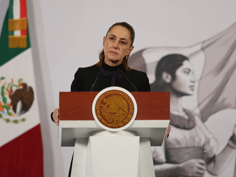 Mexická prezidentka Claudia Sheinbaumová