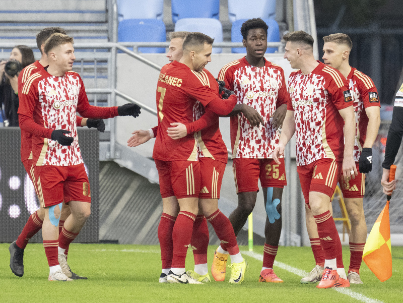 Gólová radosť futbalistov MFK Dukla Banská Bystrica
