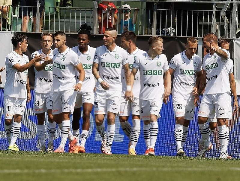 Na snímke hráči MFK OKD Karviná