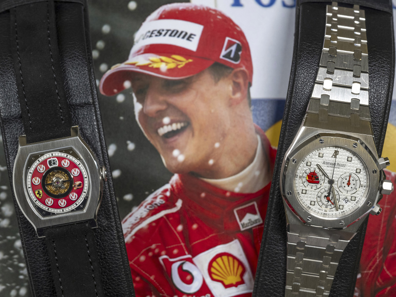 Michael Schumacher a jeho hodinky