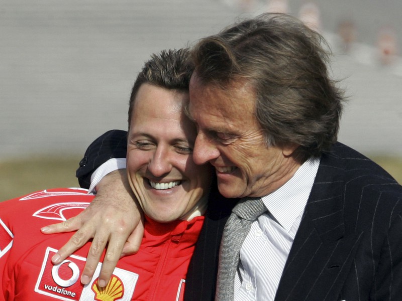 Michael Schumacher a Luca Di Montezemolo v časoch najväčšej slávy