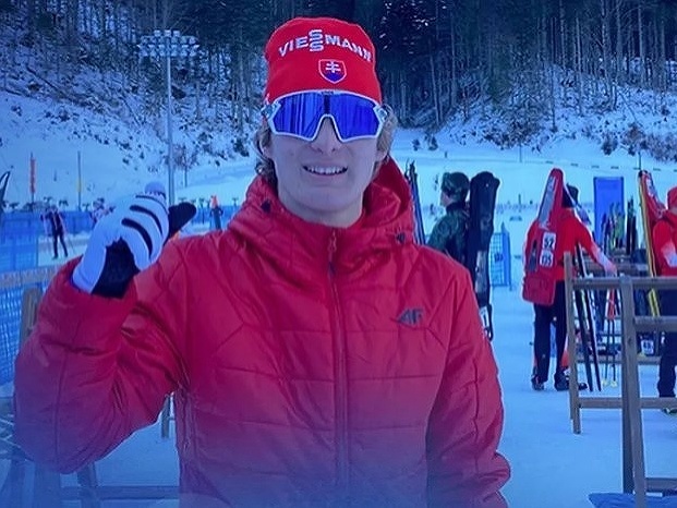 Slovenský biatlonista Michal Adamov