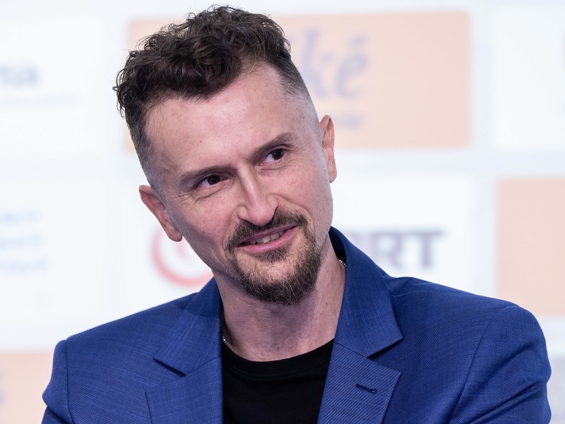 Na snímke nový tréner mužskej volejbalovej reprezentácie SR Michal Masný počas tlačovej konferencie k predstaveniu nových reprezentačných trénerov