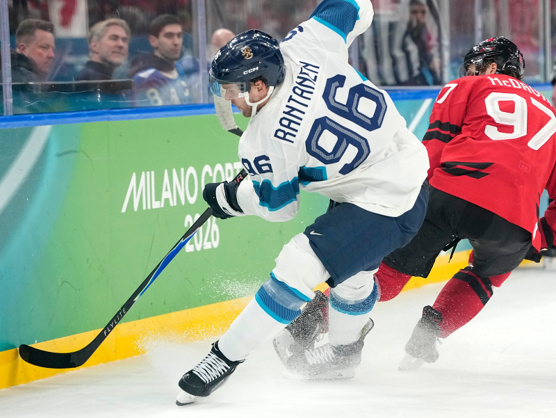 Fínska hviezda Mikko Rantanen počas ZOH 2026