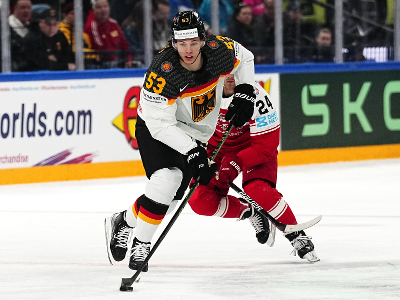 Nemecký hokejový reprezentant Moritz Seider