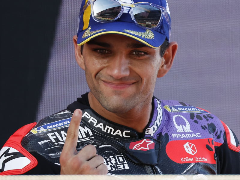 Španielsky motocyklový pretekár Jorge Martín