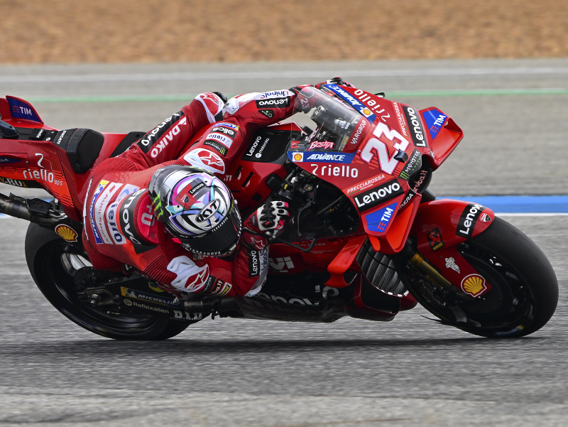 Enea Bastianini počas Veľkej ceny Thajska seriálu MotoGP