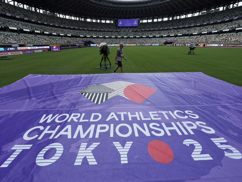 Prípravy na majstrovstvá sveta v atletike v Tokiu