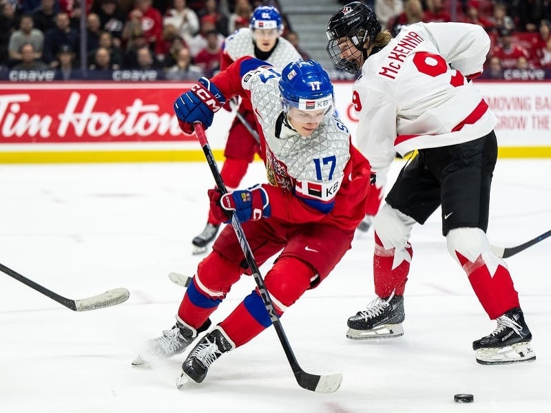 Petr Sikora a Gavin McKenna