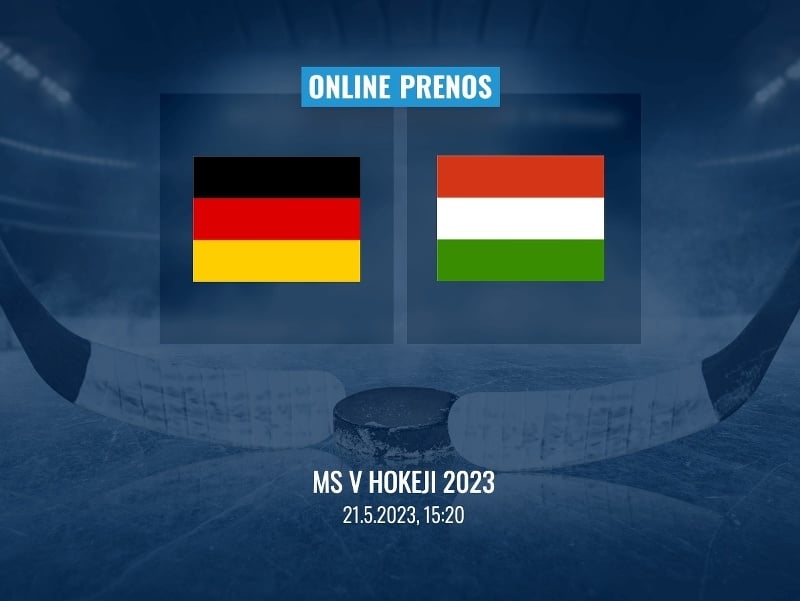 MS v hokeji 2023: Nemecko - Maďarsko