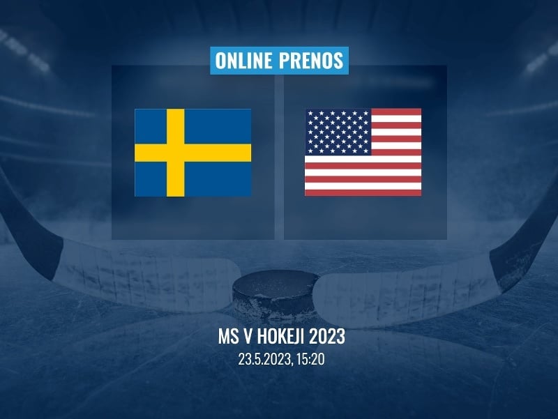 MS v hokeji 2023: Švédsko - USA