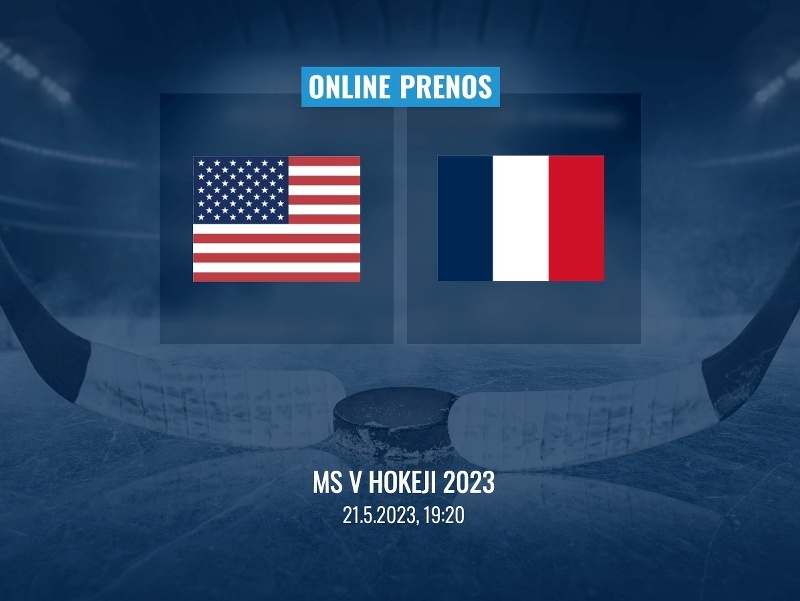 MS v hokeji 2023: USA - Francúzsko