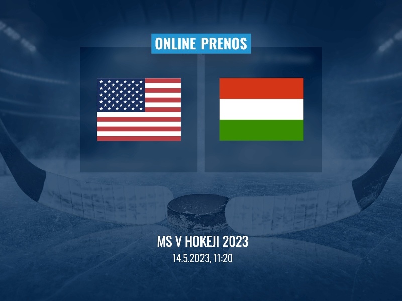 MS v hokeji 2023: USA - Maďarsko