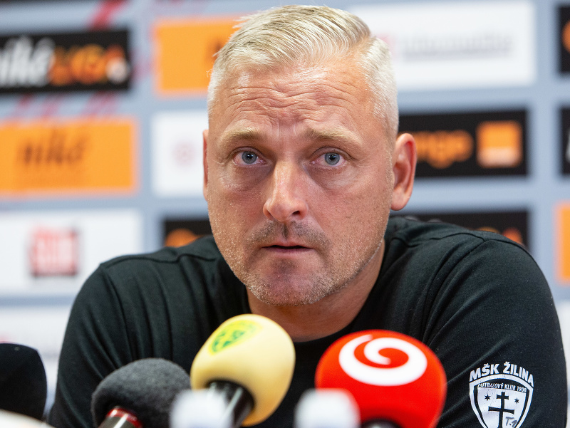 Tréner Žiliny Michal Ščasný