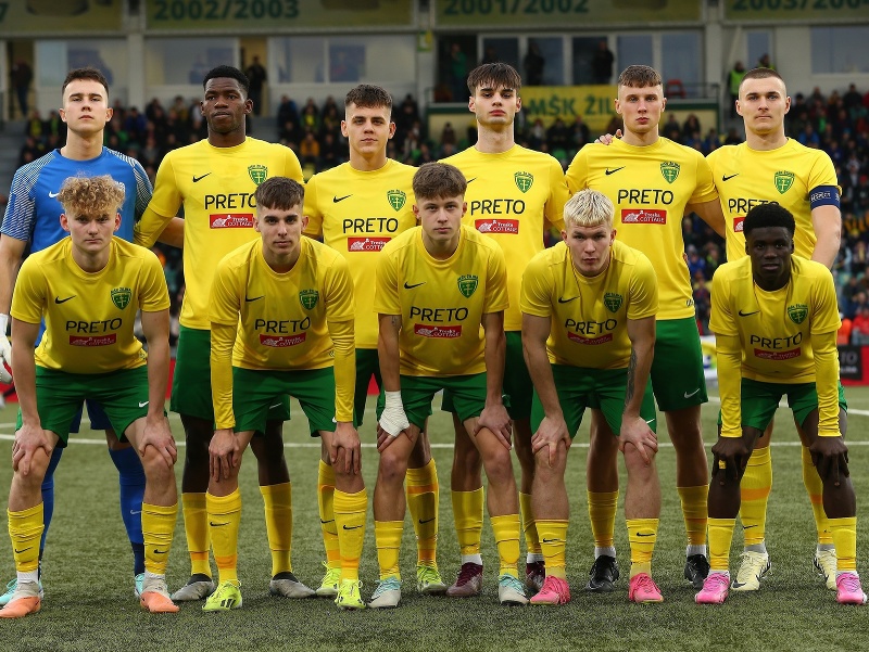 Futbalisti základnej jedenástky MŠK Žilina do 19 rokov 