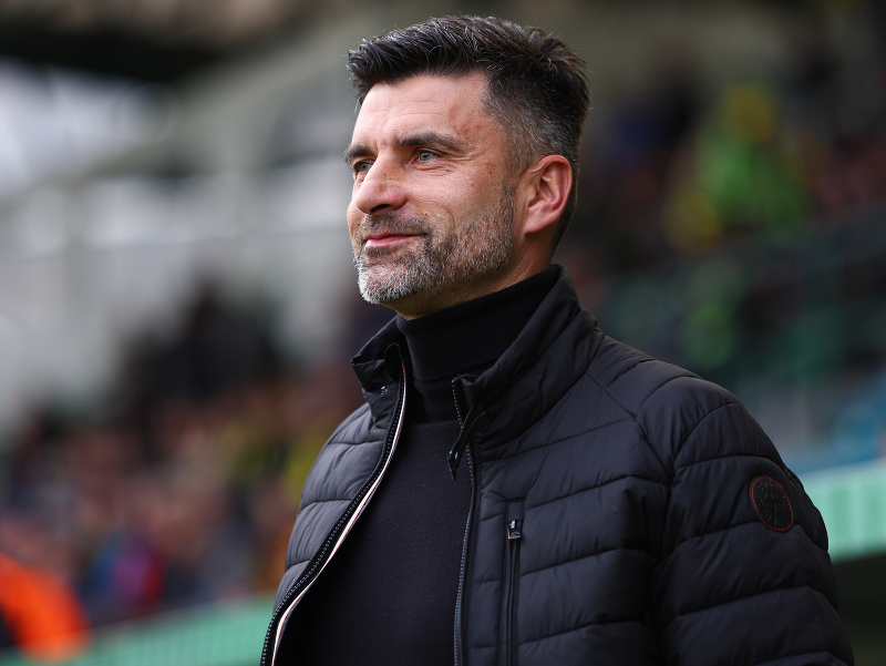 Na snímke hlavný tréner MŠK Žilina Pavol Staňo v zápase 3. kola nadstavbovej časti futbalovej Niké ligy