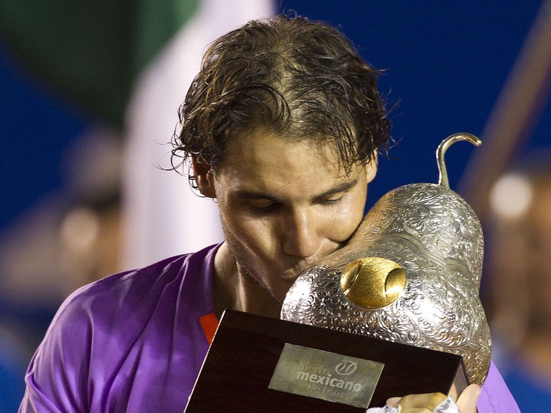 Rafael Nadal po výhre nad Davidom Ferrerom