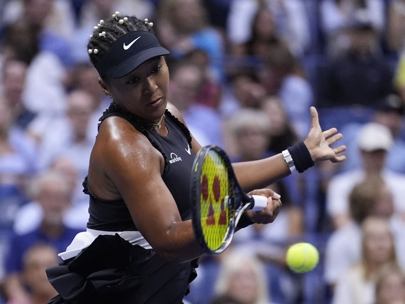 Japonka Naomi Osaková počas druhého kola US Open 2024