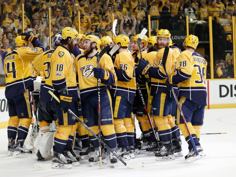 Predators oslavujú postup do finále NHL