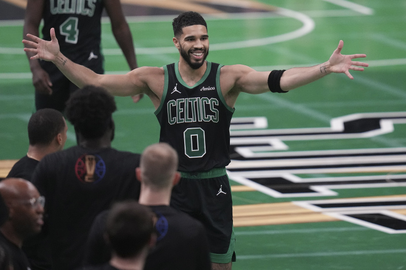 Hviezda Bostonu Celtics Jayson Tatum
