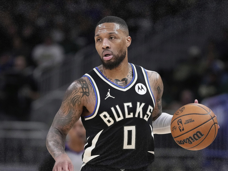 Damian Lillard počas zápasu zámorskej NBA