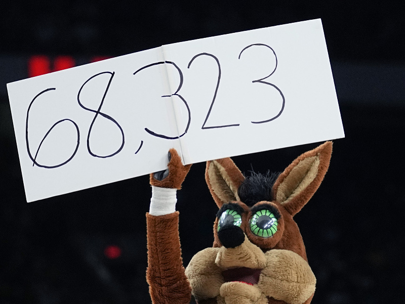 Maskot Spurs ohlásil rekordnú návštevu basketbalovej NBA