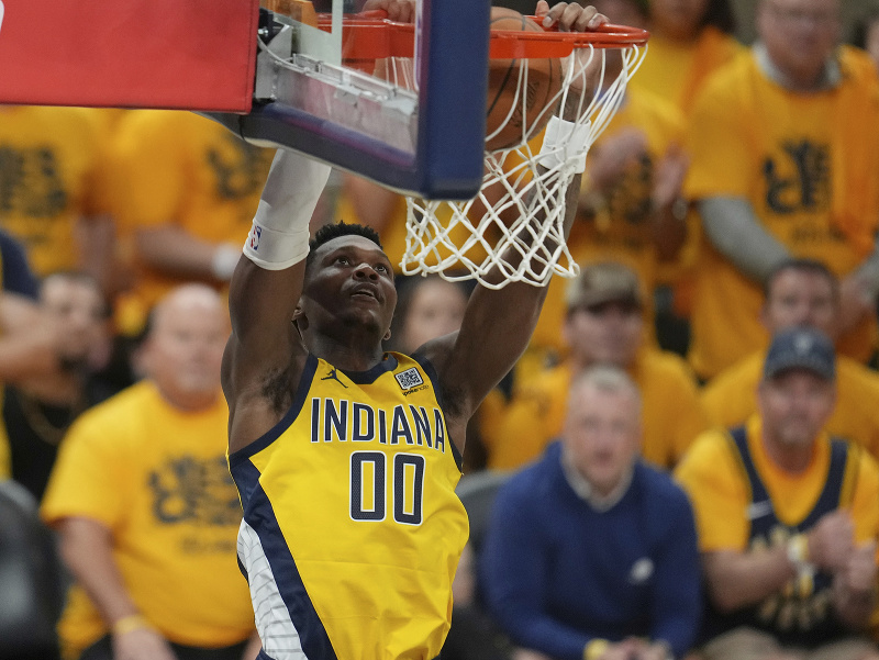 Bennedict Mathurin z tímu Indiana Pacers