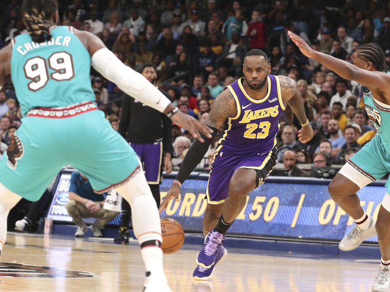 LeBron James v akcii