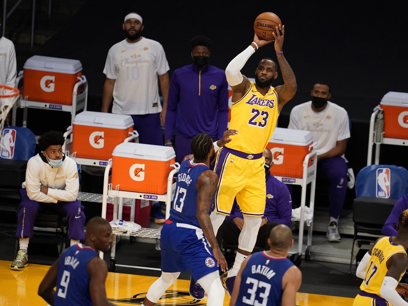 LeBron James v akcii