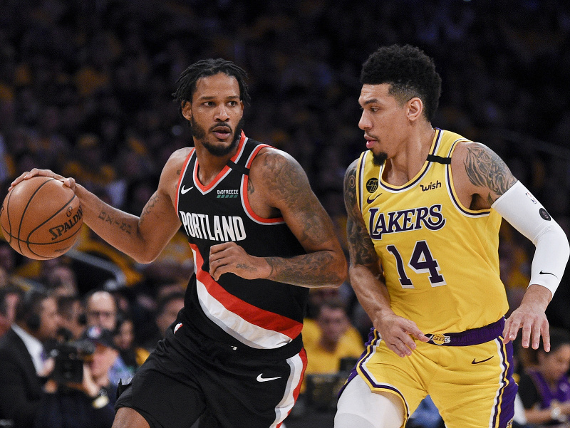 Trevor Ariza a Danny Green (vpravo)