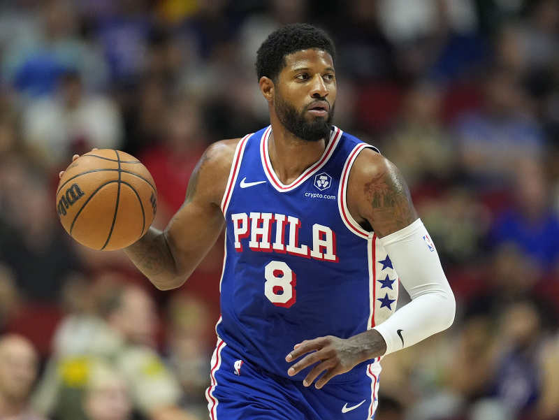 Hviezda Philadelphie 76ers Paul George