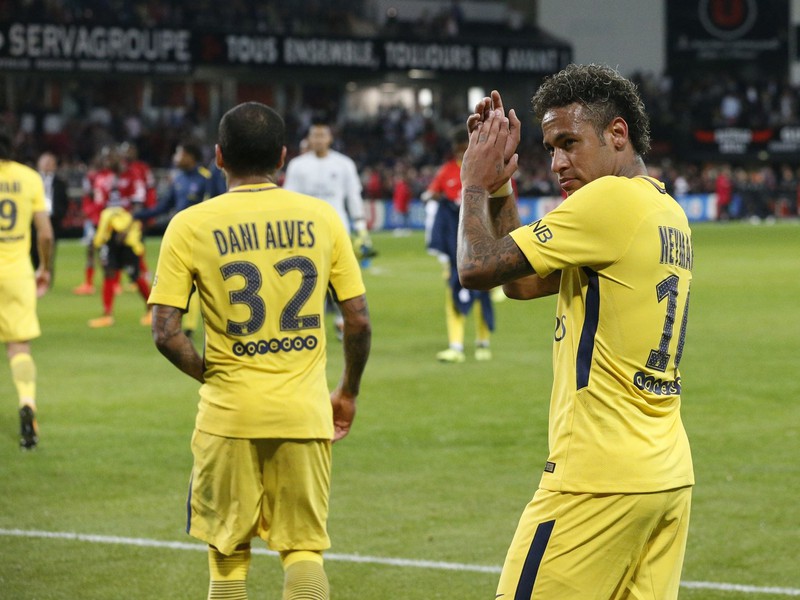 Neymar sa raduje z gólu