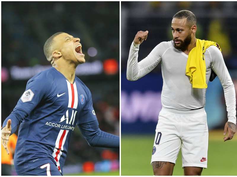 Kylian Mbappé a Neymar
