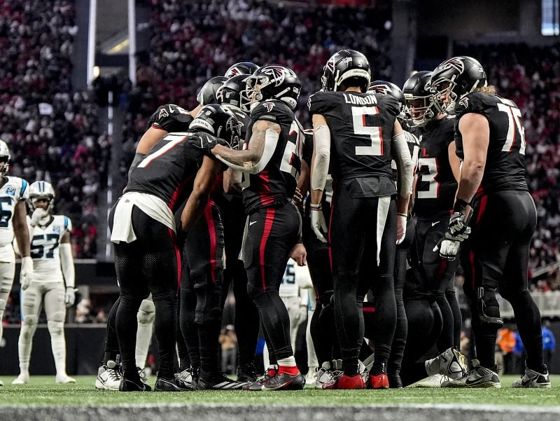 Hráči tímu Atlanta Falcons z NFL