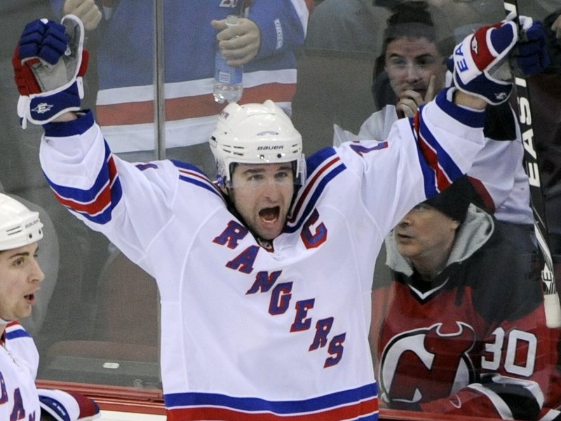 Chris Drury v drese New Yorku Rangers počas aktívnej kariéry